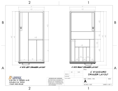 4' Bedbox - Truck Drawer Storage System