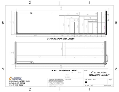 8' Bedbox – Truck Drawer Storage System
